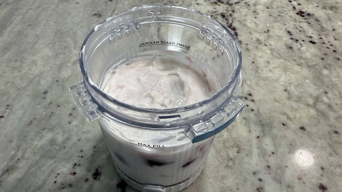 Ninja Creami and cherry vanilla frozen yogurt