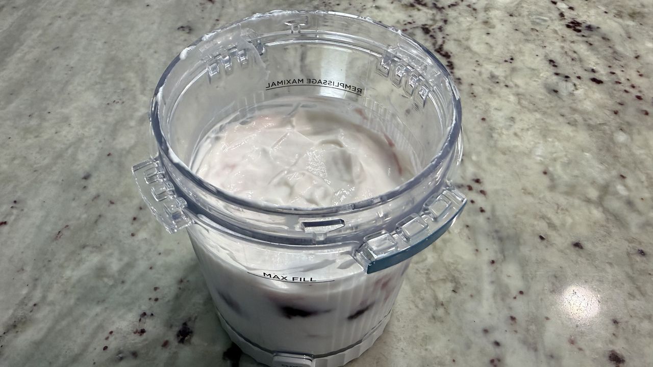 Ninja Creami and cherry vanilla frozen yogurt