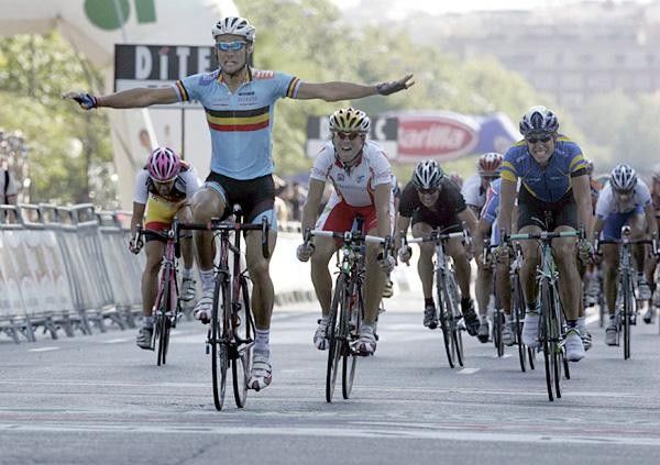 2005 men's RR winner Tom Boonen (Belgium)