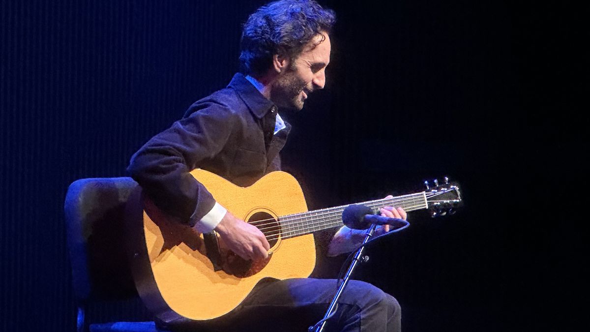 Julian Lage performs in concert at SFJAZZ with an acoustic guitar