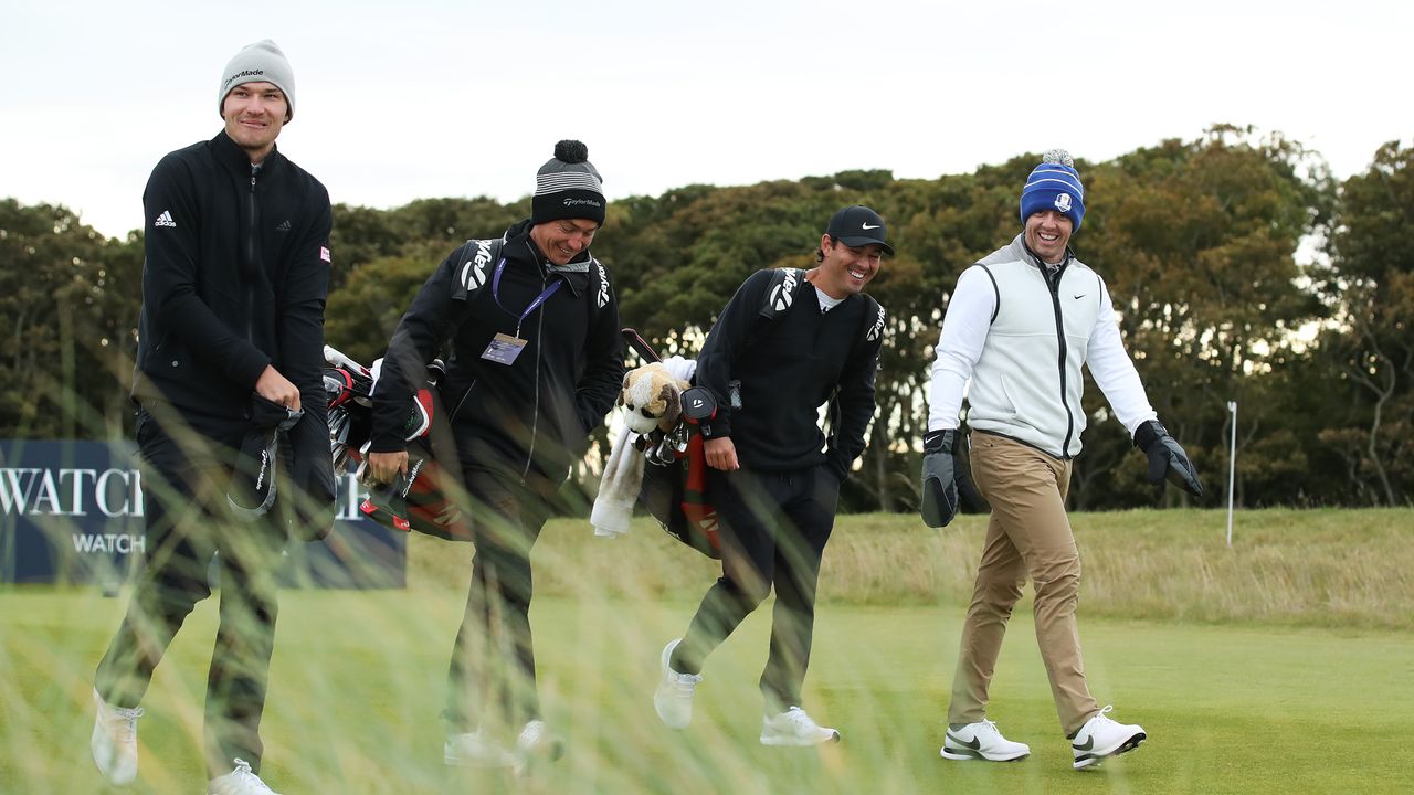 Rory McIlroy and Rasmus Hojgaard