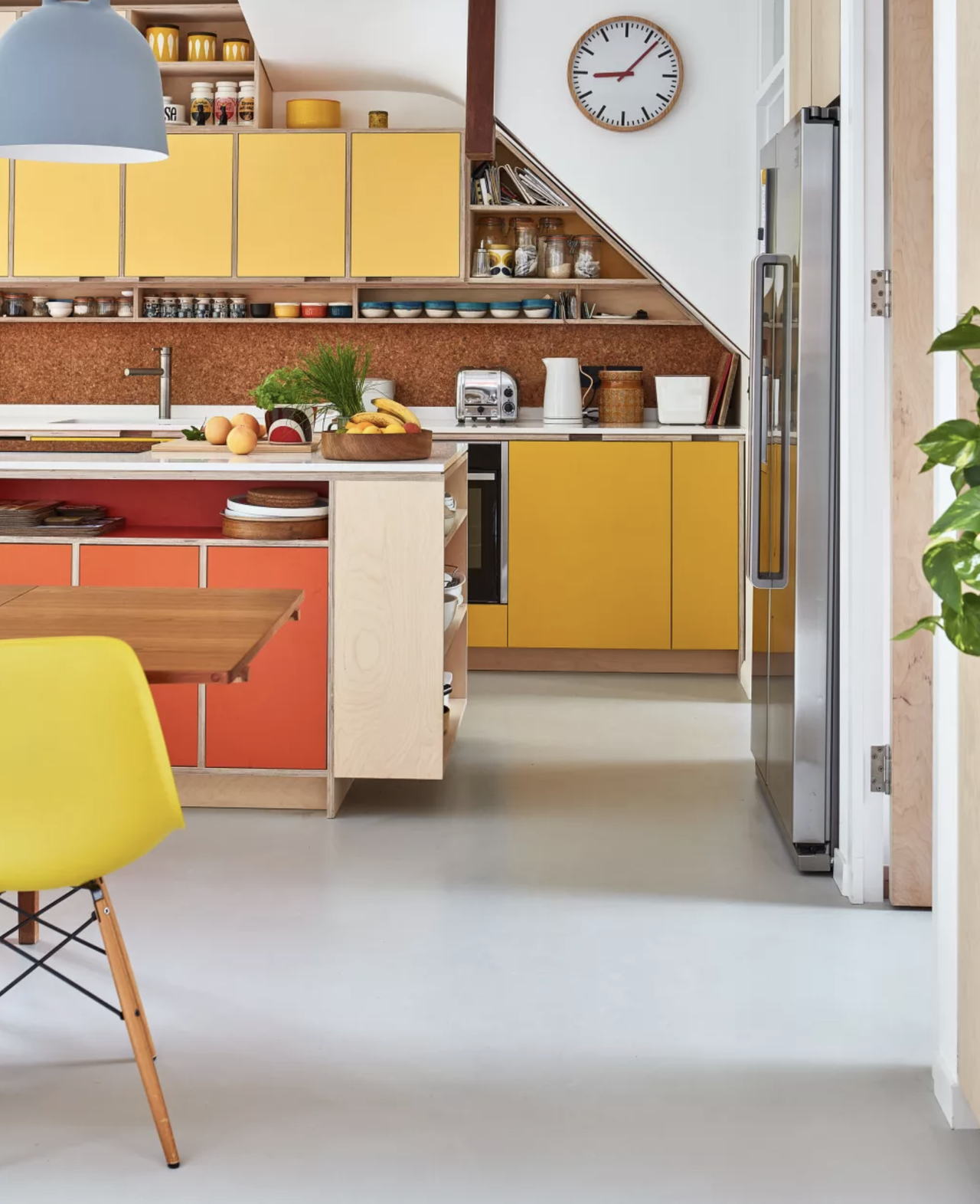 colorful kitchens