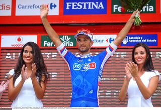 Nacer Bouhanni (FDJ.fr) on the podium