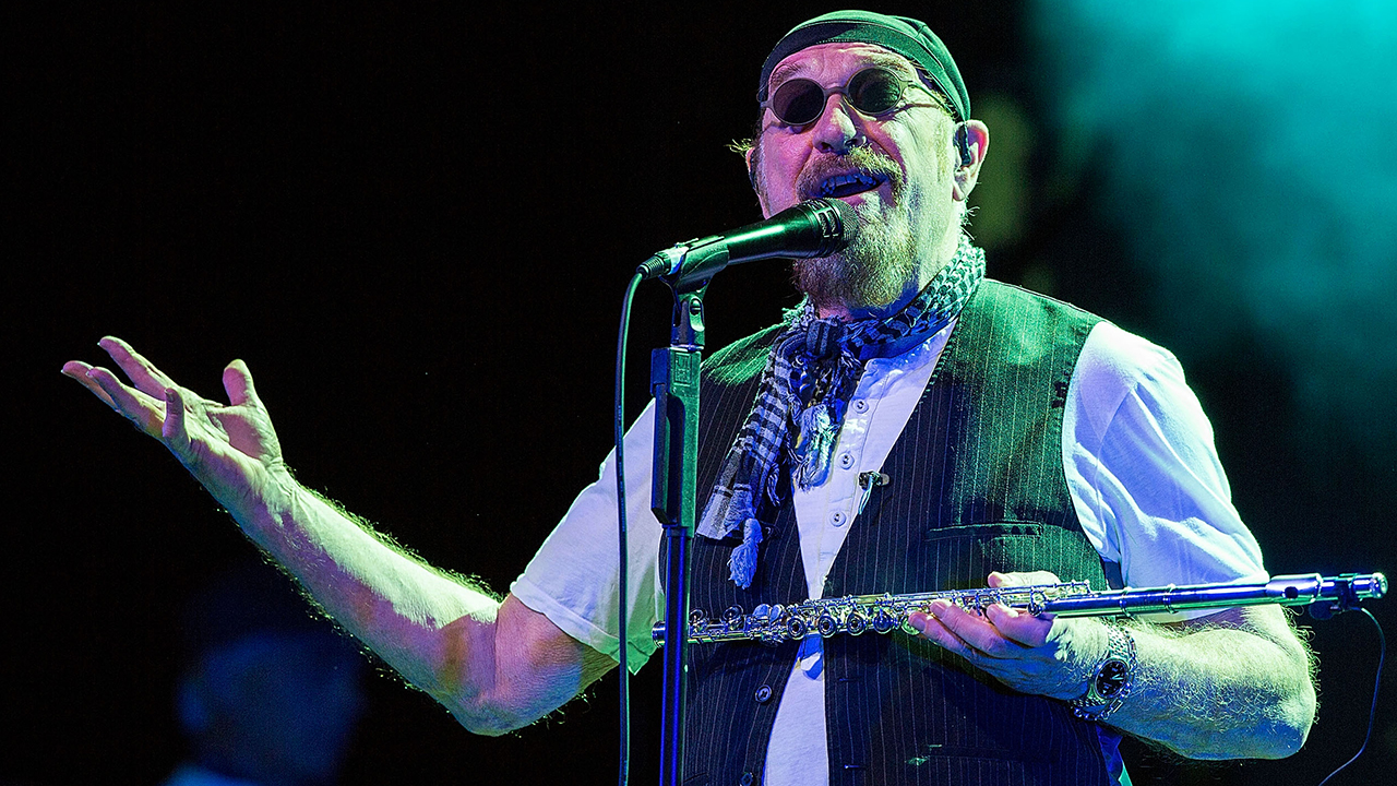 Ian Anderson performs on stage at Balboa Theatre on October 17, 2016 in San Diego, California.  (Photo by Daniel Knighton/Getty Images)