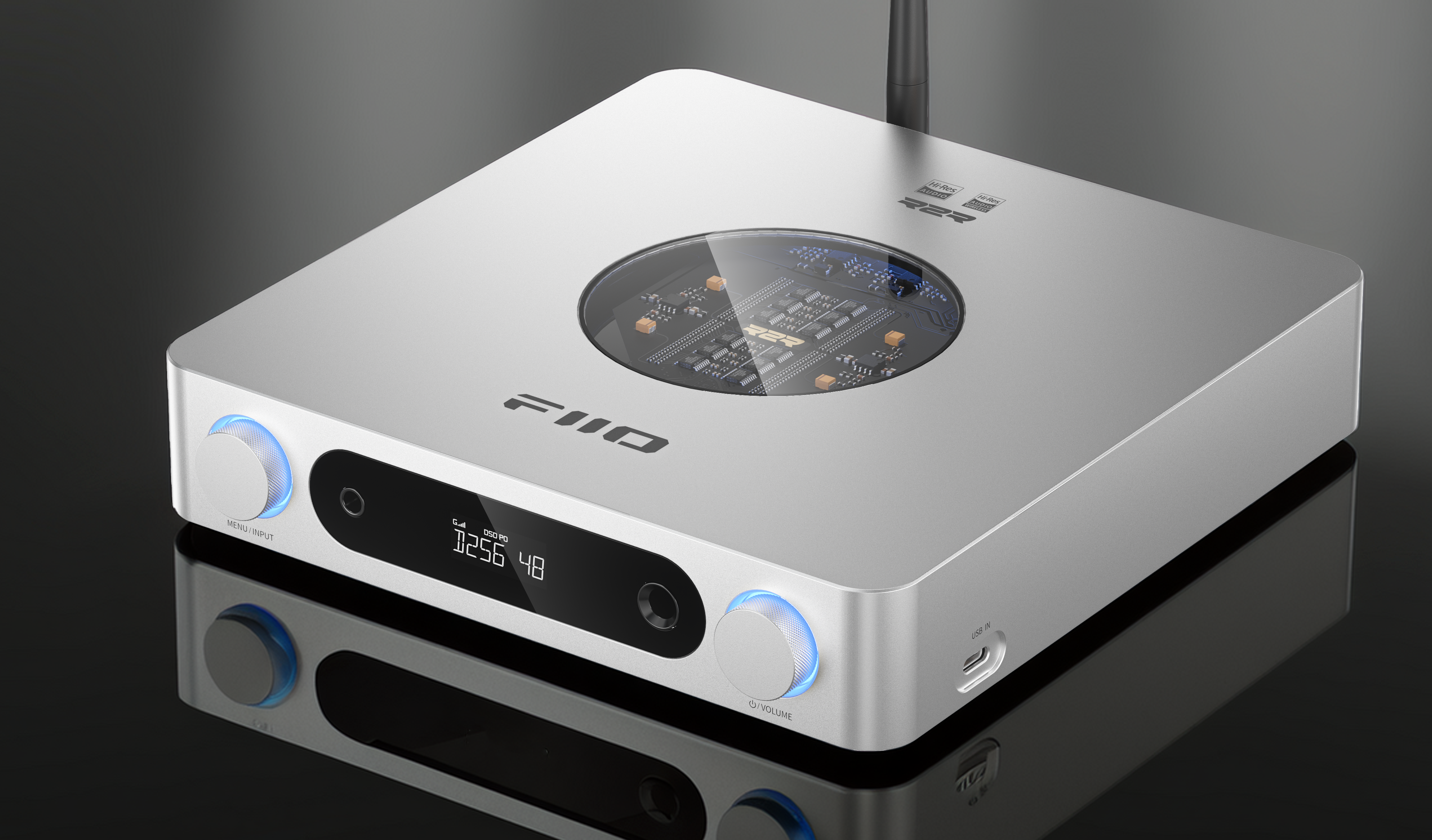 Fiio K13 R2R headphone amplifier front shot 