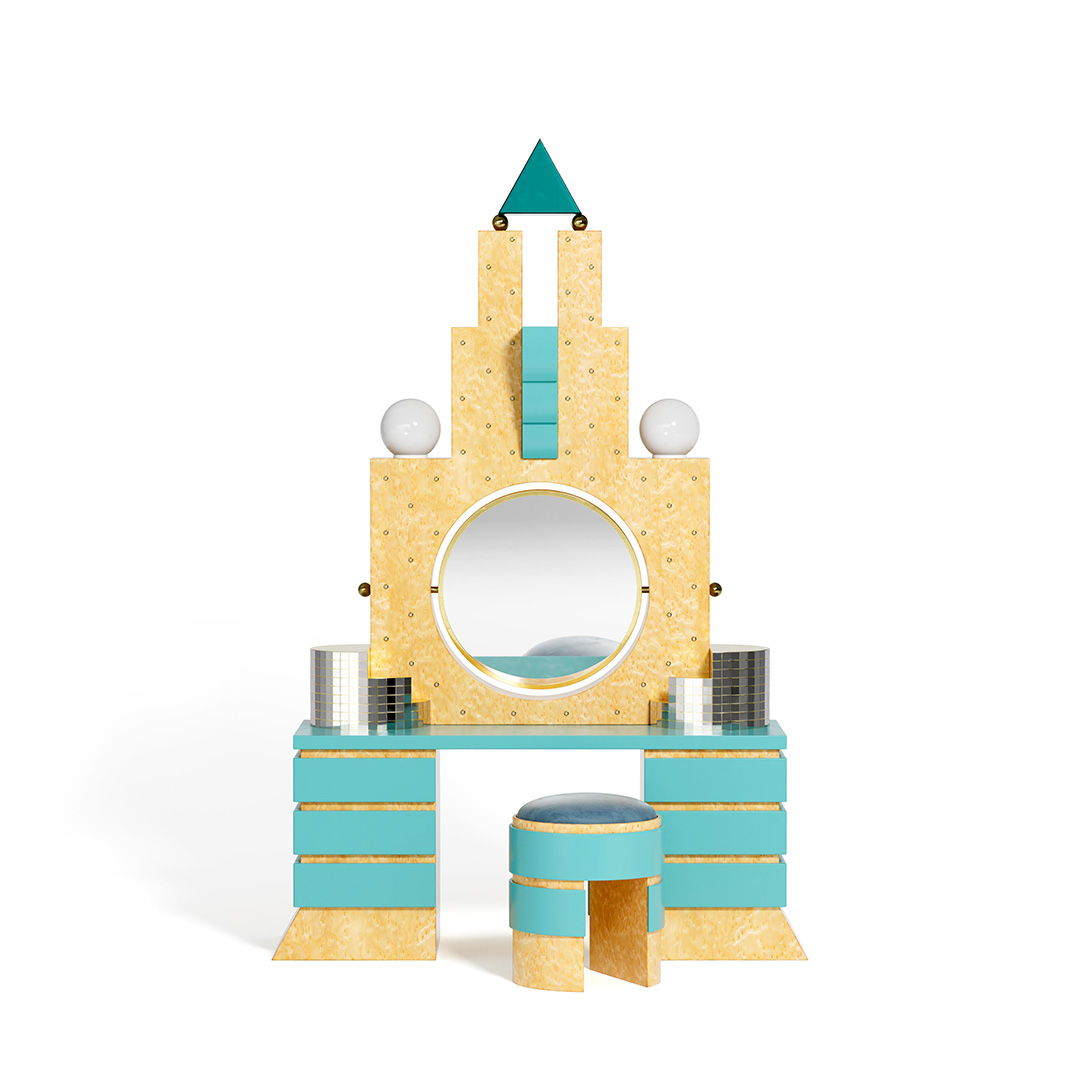 Memphis Plaza Vanity by Michael Graves