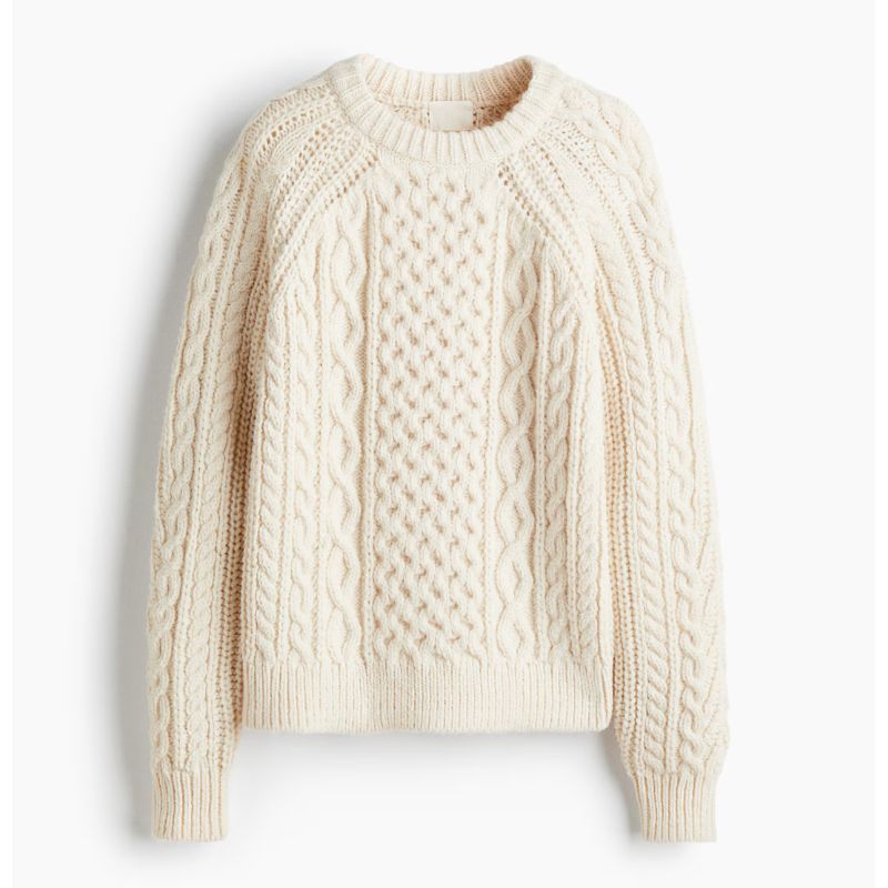 H&amp;amp;M, Cable Knit Jumper