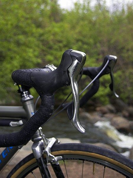 Shimano Dura-Ace is Hampsten's choice for a light and dependable component group.