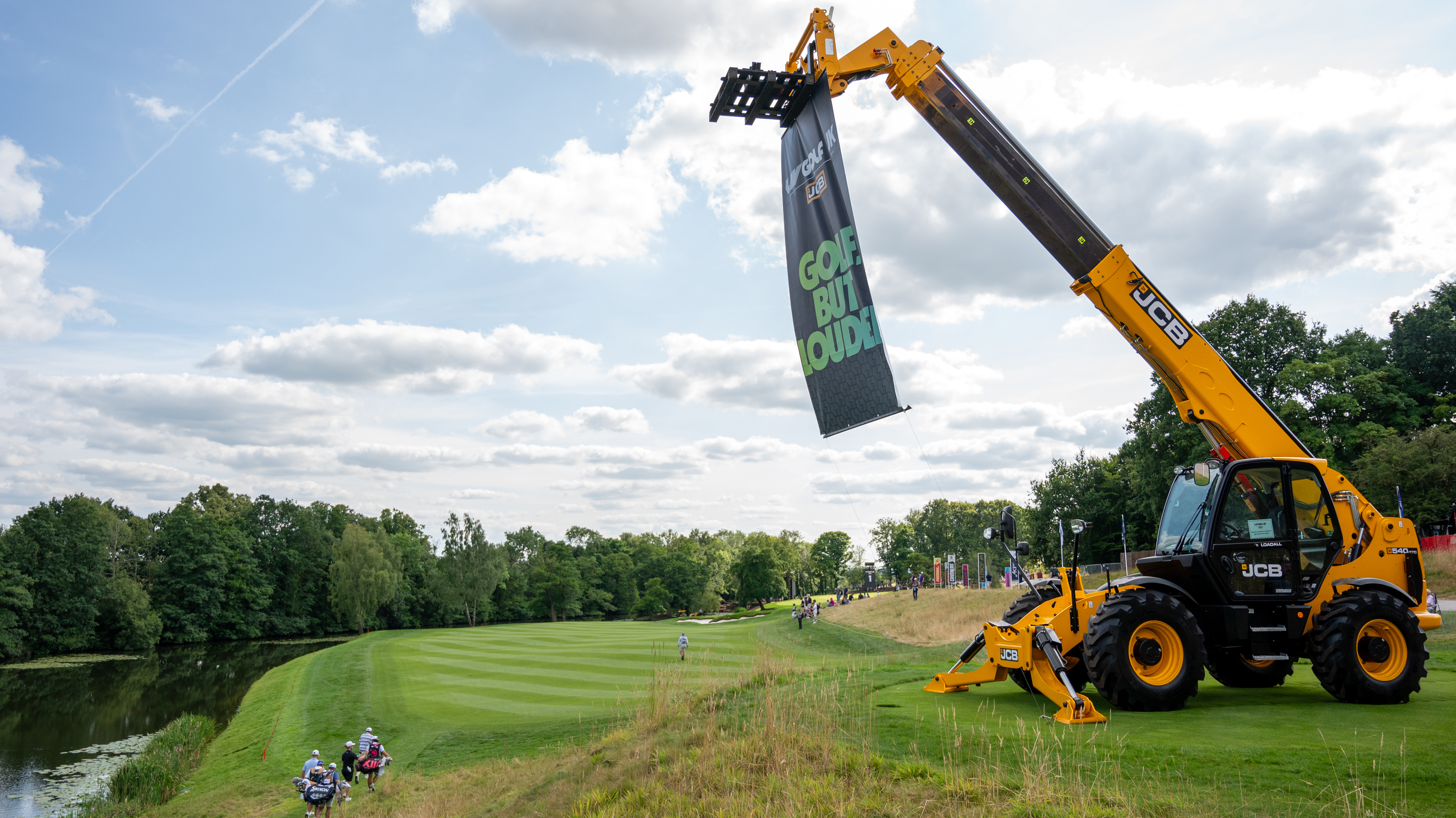 Photo of the LIV Golf UK event