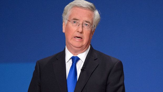 Britain&amp;#039;s Secretary of Defence Michael Fallon