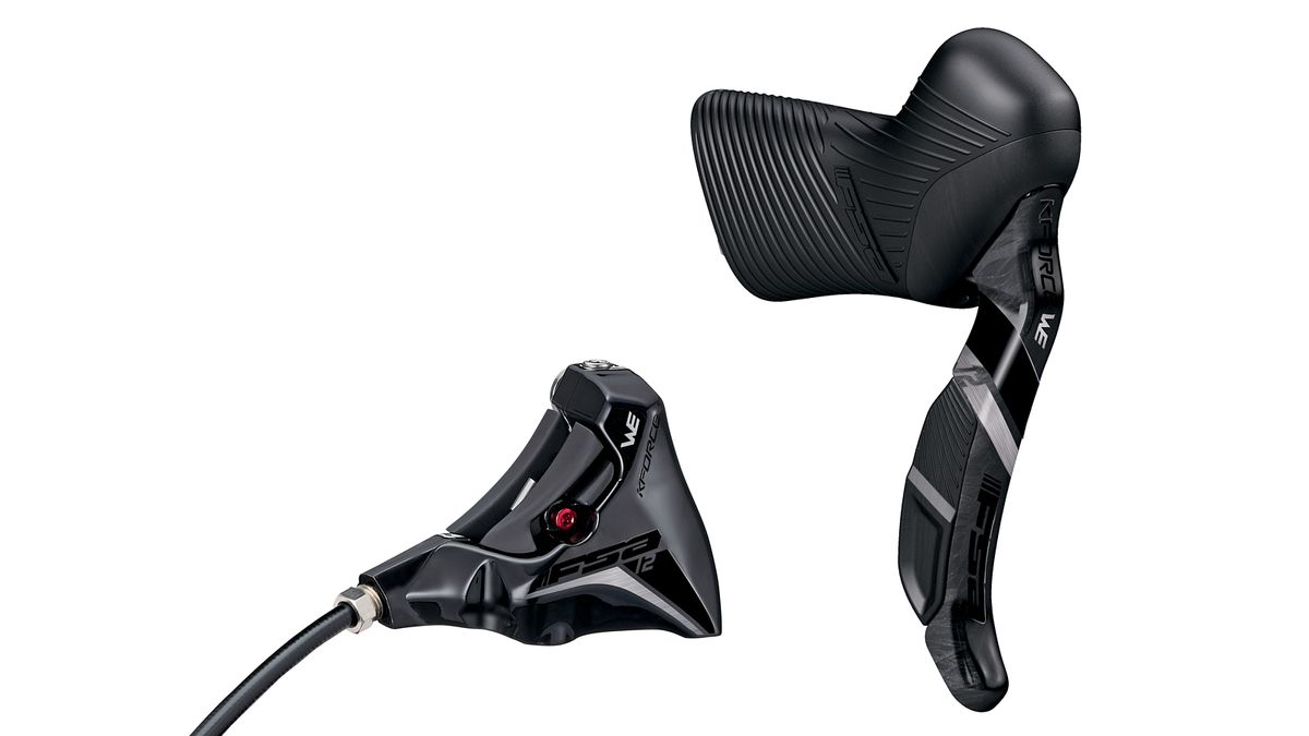 FSA K-Force WE 12 shifter and disc caliper