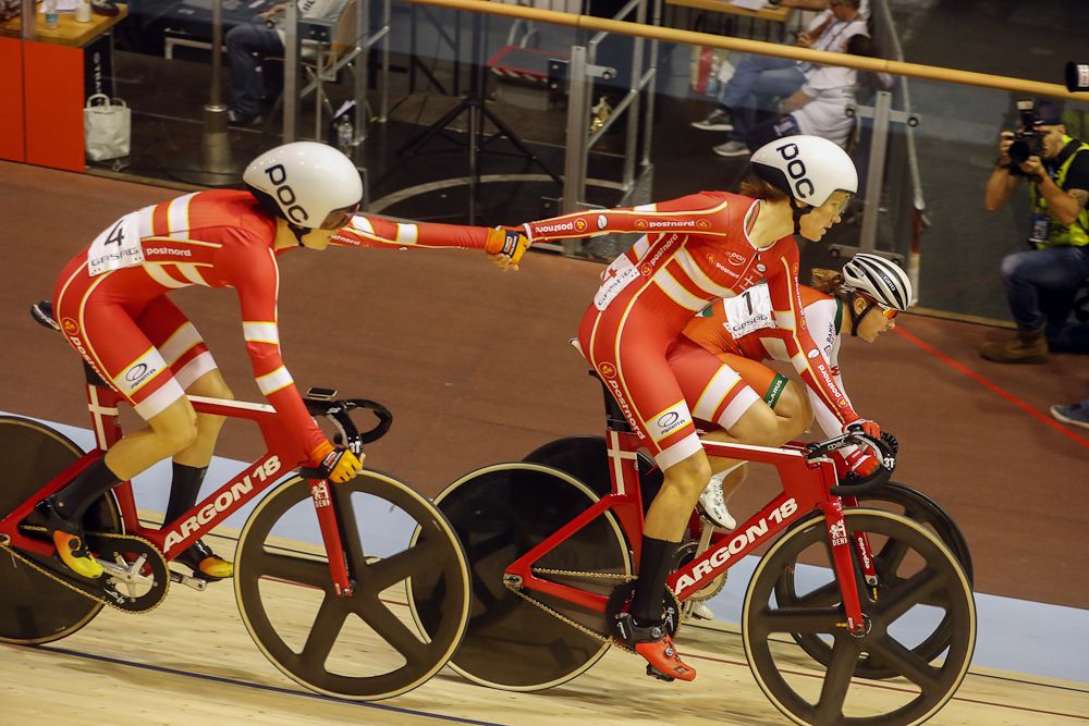 Denmark's Amalie Dideriksen and Trine Shcmidt