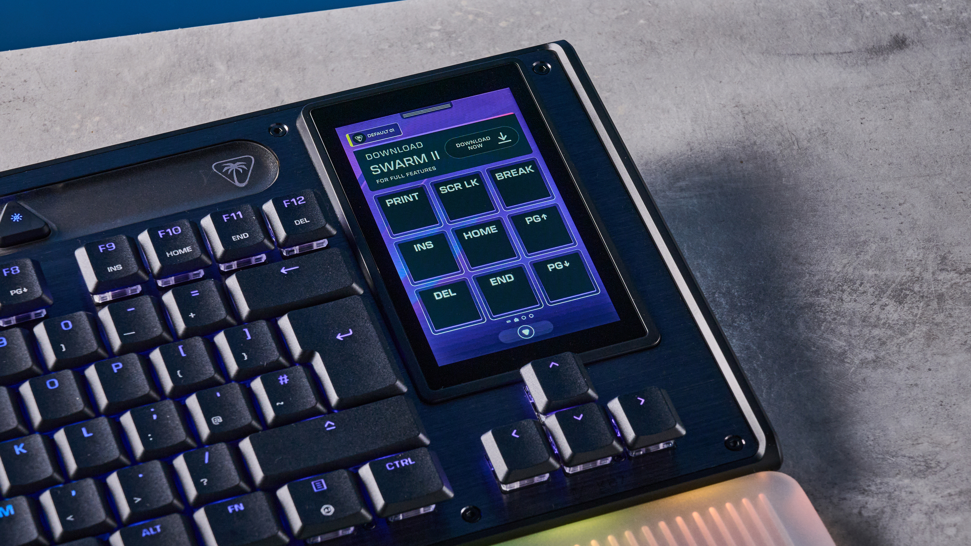A Turtle Beach Command Series KB7 TKL Hall Effect keyboard
