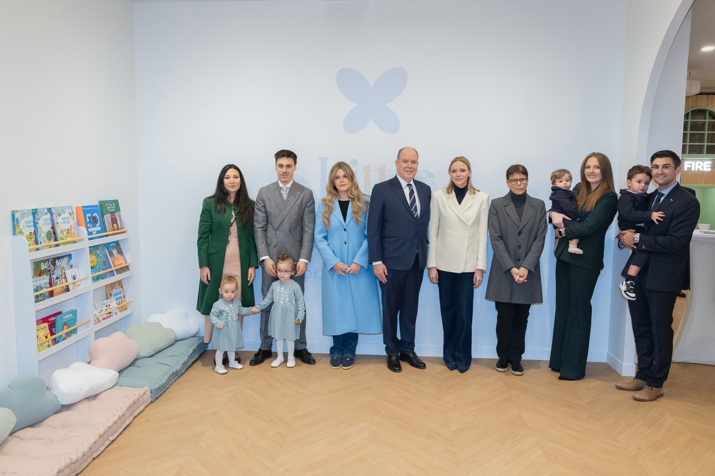 Princess Charlene opens Marie Ducruet's indoor playground