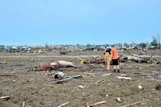 damage from tornado in moore, okla., on may 20, 2013.