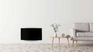 Rio Arc Homekit Heater in a living room setting