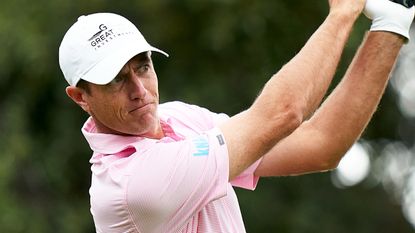 Nicolas Colsaerts takes a shot at the 2022 Andalucia Masters