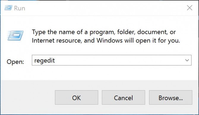 windows updates regedit