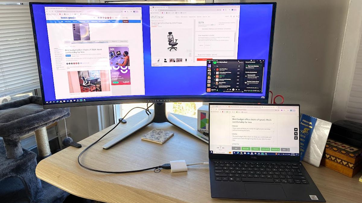This 34-inch curved monitor is a game changer for my productivity — and ...
