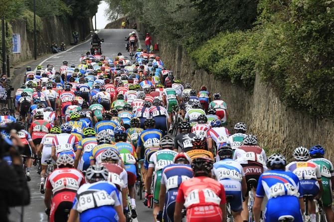 The U23 men's peloton at road worlds