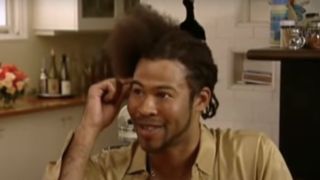 Jordan Peele in a kitchen on MADtv