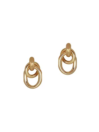 Ami 14K Gold-Plated Doorknocker Earrings