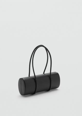 MANGO, Double-Handle Clutch Bag