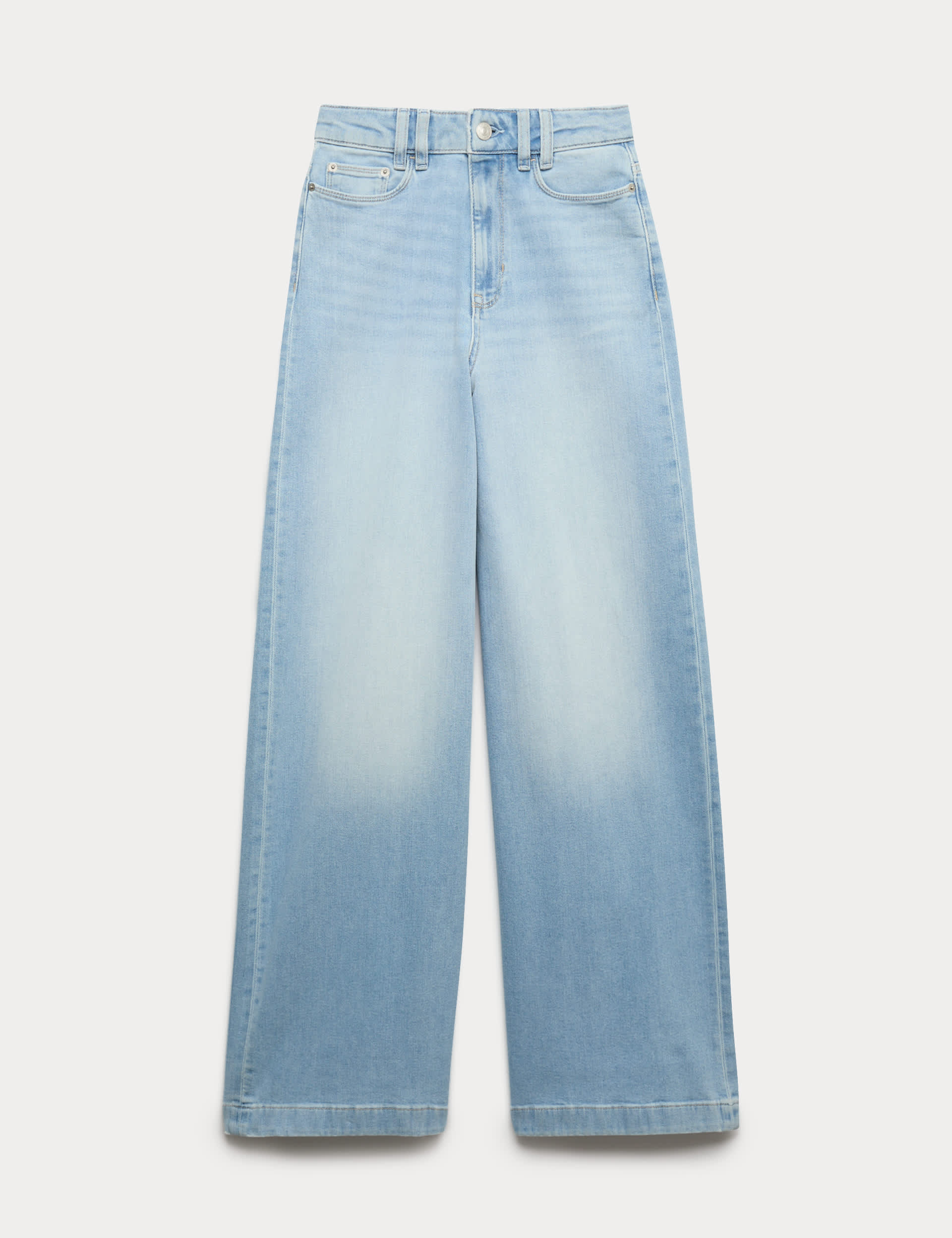 High Waisted Wide Leg Jeans