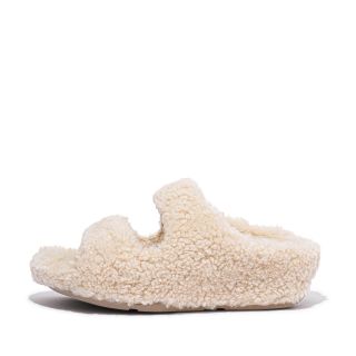 Women's Shuv Wool-Shearling Slides | Fitflop Uk