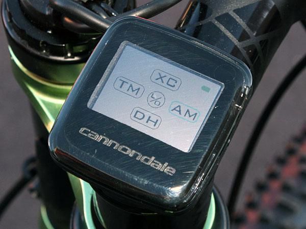The main screen allows riders to easily swap between five main customisable programme maps.