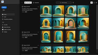 Screenshot of the Generative Workspace in Adobe Photoshop (Beta)