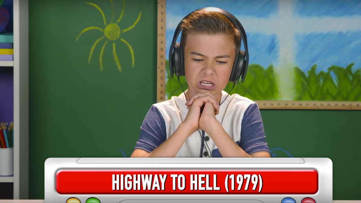 Kids react to AC/DC