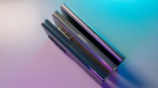 Samsung Galaxy Z Fold 6 with Z Fold 5 and Fold 4