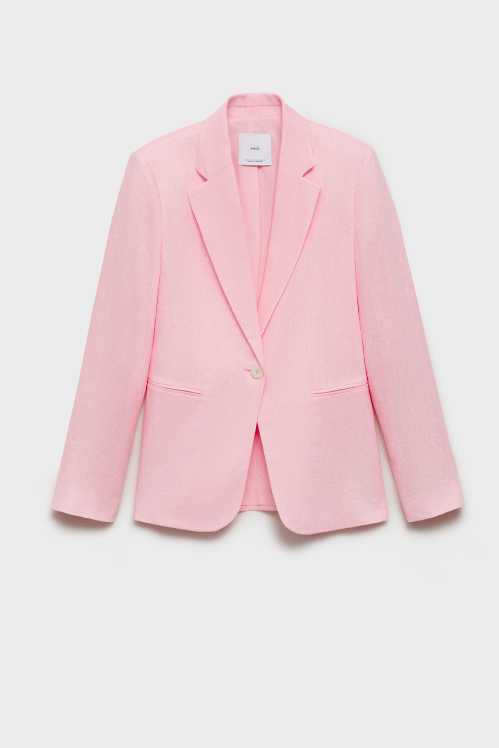 MANGO, Linen Suit Jacket