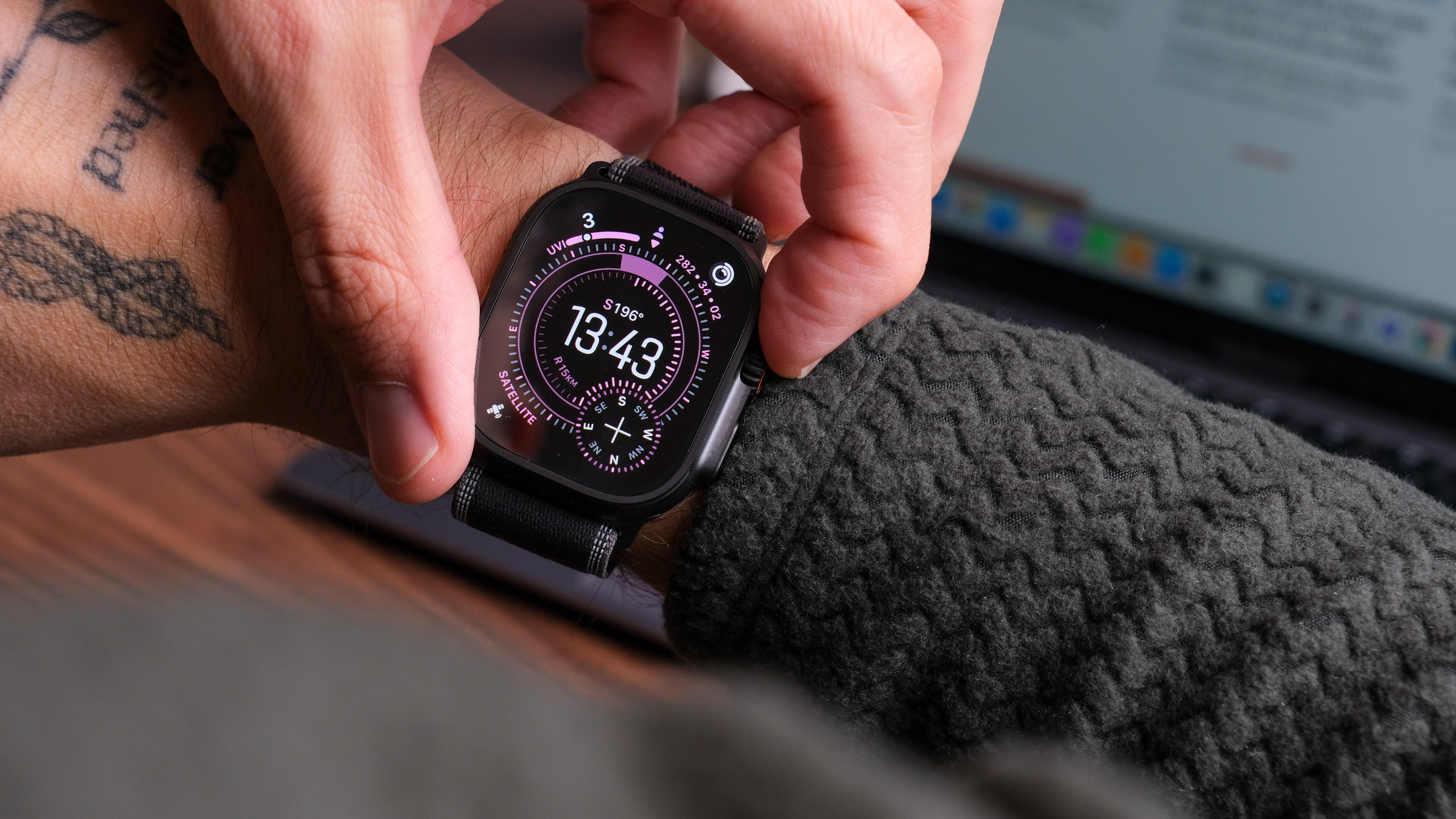 Apple Watch Ultra 3 detail shot