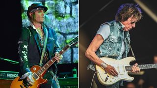 [L-R] Johnny Depp and Jeff Beck