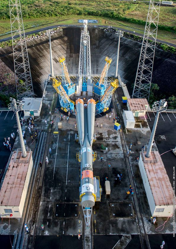 In Photos: Arianespace Soyuz Rocket Launches Hispasat 36W-1 ...