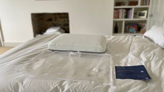 Soak & Sleep Cooling Memory Foam Pillow packaging