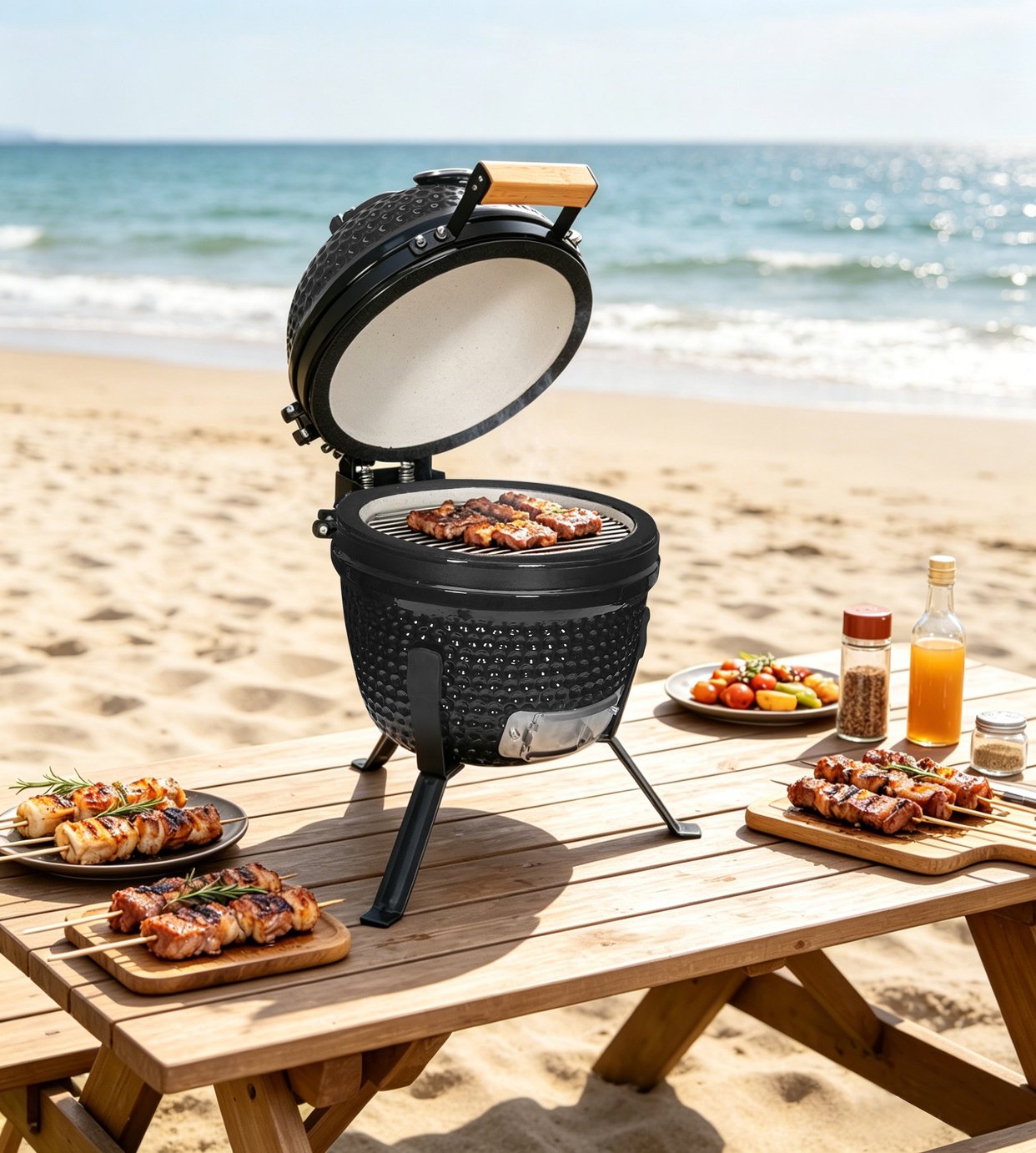 Habitat Mini Tabletop Kamado Charcoal Bbq