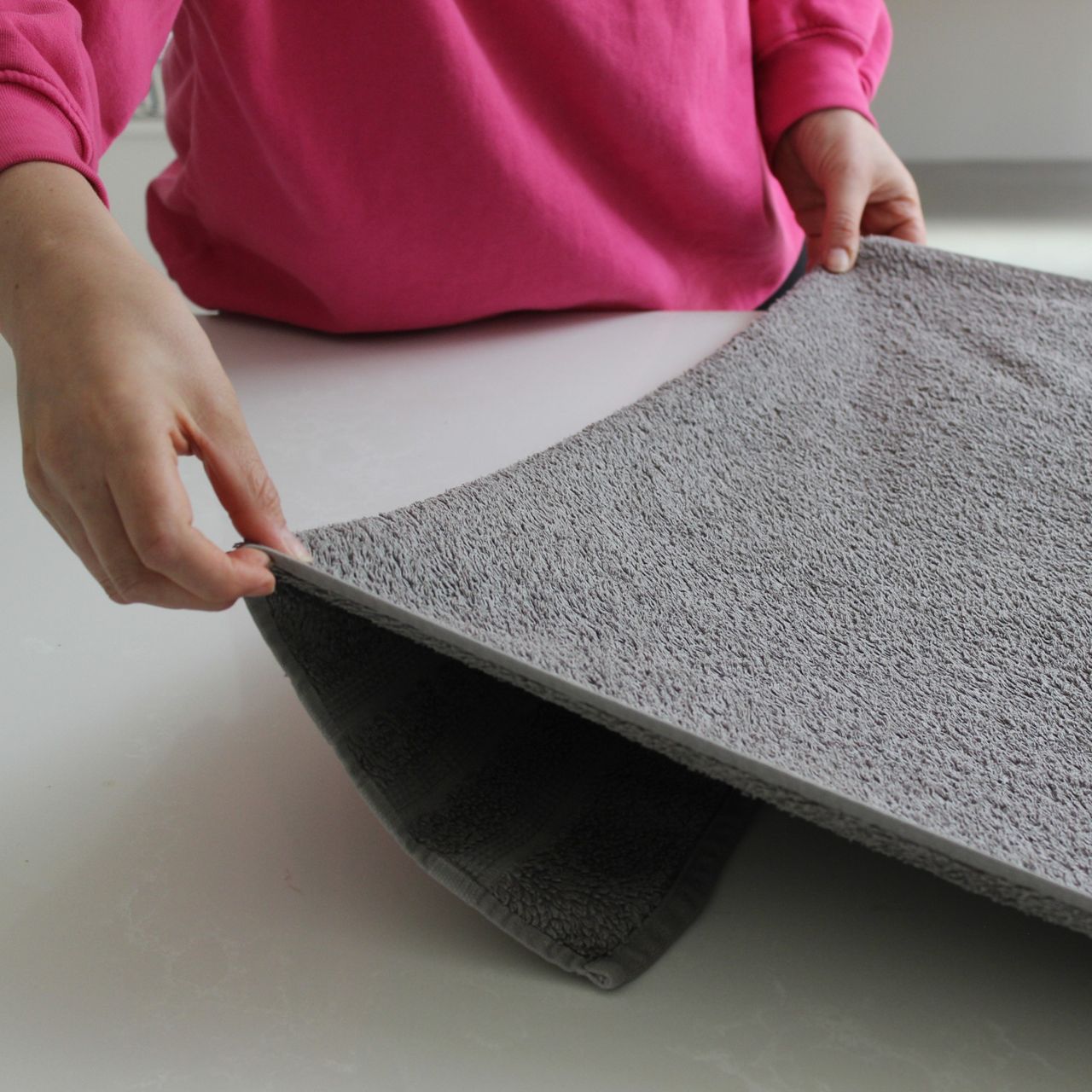 Towel folding hack
