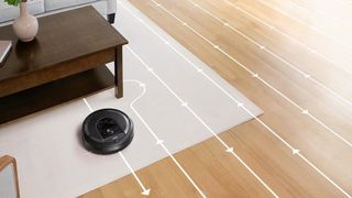 iRobot Roomba i7 row navigation system