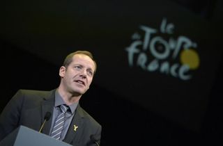 Tour de France director Christian Prudhomme unveils the 2014 Tour de France route
