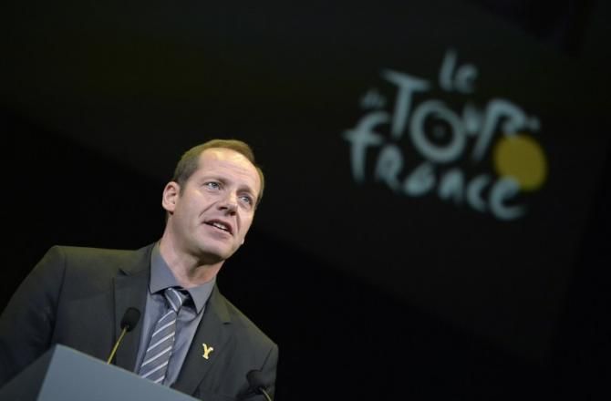 Tour de France director Christian Prudhomme unveils the 2014 Tour de France route