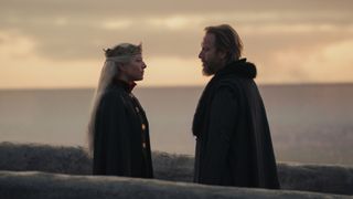 Emma D'Arcy and Rhys Ifans in House of the Dragon