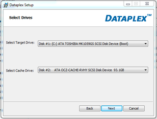 Primary drive: RevoDrive Hybrid cached (correct).