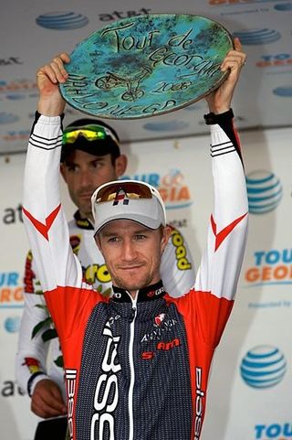 Richard England (Bissell Pro Cycling) received stage victory honours at the Tour de Georgia this year