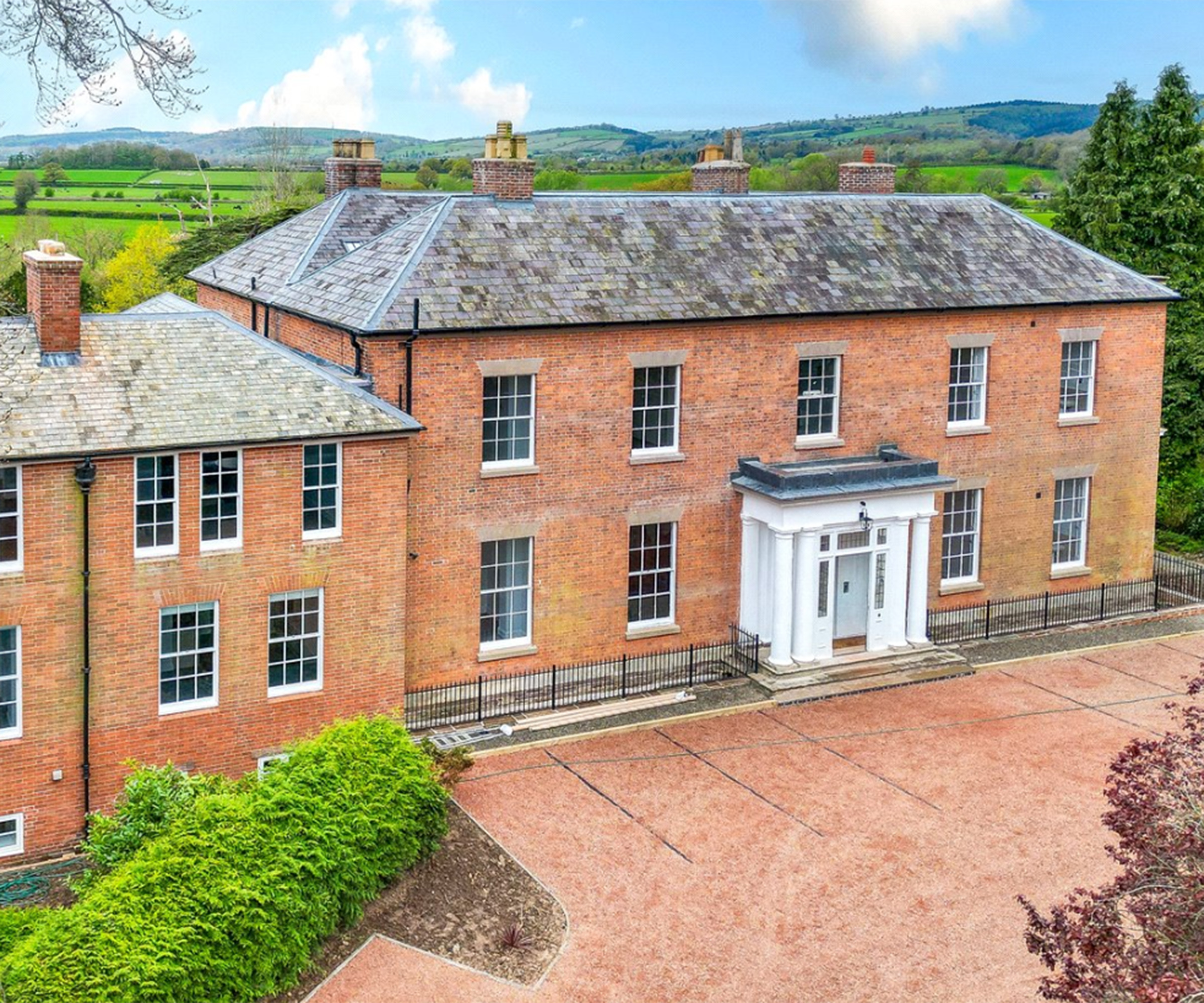 Red brick period home