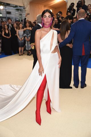 NEW YORK, NY - MAY 01:Lily Aldridge attends the "Rei Kawakubo/Comme des Garcons: Art Of The In-Between" Costume Institute Gala at Metropolitan Museum of Art on May 1, 2017 in New York City.(P