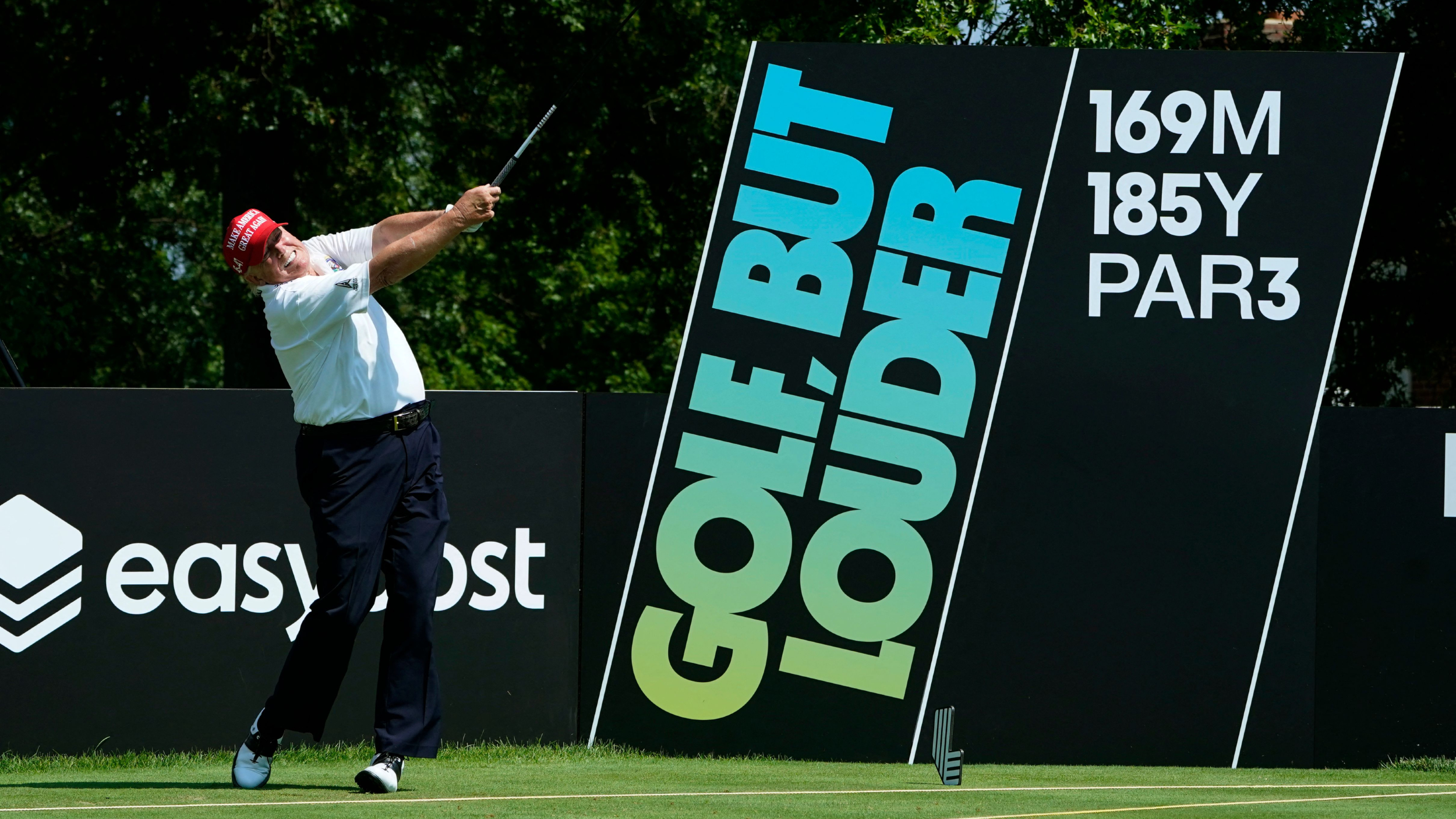Donald Trump takes a shot at LIV Golf Bedminster