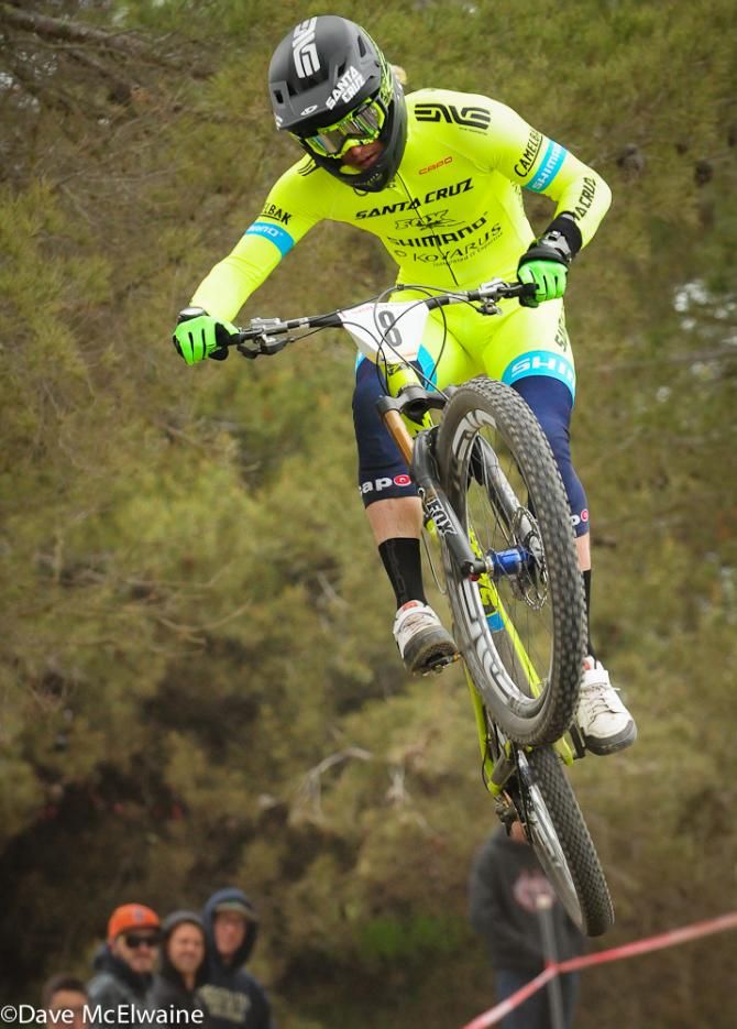 Marshall Eames (Santa Cruz) throwing a few whips